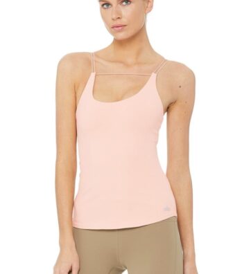 Link Bra Tank Pink1