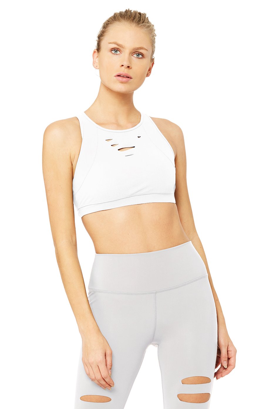 Ripped Warrior Bra White – JOGO Living